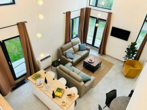 Cathedral ceiling w Home Theater, Grande Terrace, Garden and Parking